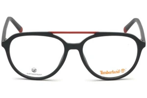 Timberland TB1618 002 Matt Schwarz Kunststoff Pilotenbrille Gestell 54-16-145 RX - Bild 1 von 4