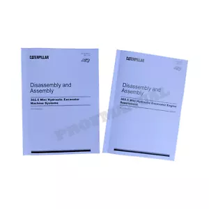 Caterpillar 302.5 Motor Bagger Service Manual Demontage Assem + Supplement - Bild 1 von 10