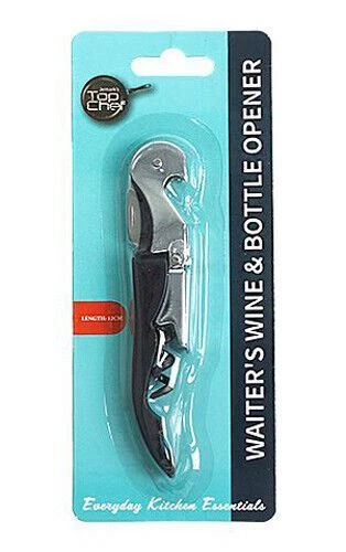 1x Waiters Knife Cork Screw Corkscrew Bar Wine Bottle Opener Stainless Steel