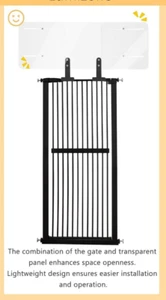 Per Lumizone Kit Estensione Altezza Cancello Animali Altezza 13” Larghezza Regolabile: 23”–41” - Foto 1 di 6