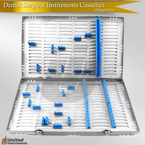 Dental Cassette Large 25Pcs Instruments Holding Autoclavable Sterilization Tray - Picture 1 of 3