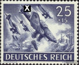 alemán Imperio 839 con charnela 1943 conmemoración de los héroes - Imagen 1 de 1