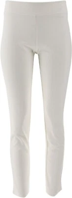 Calça feminina com controle Ponte di Roma perna fina inverno branca PXXS NOVA SEM ETIQUETAS (484) - Imagem 1 de 4