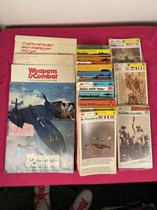 RARE 1978 WEAPONS & COMBAT WWII War PICTORIAL Cards /POSTER+++ ORIGINAL OWNER! - Picture 1 of 7