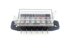 PORTAFUSIBILI A 6 VIE CON COPERCHIO MTA UNIVERSALE PER AUTO, TRATTORE, MULETTI - Picture 1 of 4