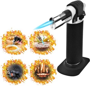 Flambierbrenner Bunsenbrenner Shisha Feuerzeug Mini Gasbrenner Sturmflamme - Bild 1 von 8