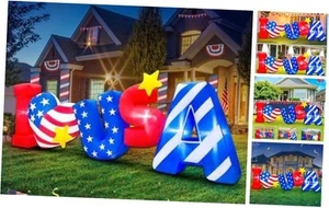 Inflable 8 pies Día de la Independencia Patriótica 4 de julio al aire libre 8 pies ILOVEUSA - Imagen 1 de 7