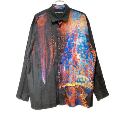 ISSEY MIYAKE мужчин плиссированные напечатано рубашка размер: 2 многоцветный мужчин из Японии - Изображение 1 из 4