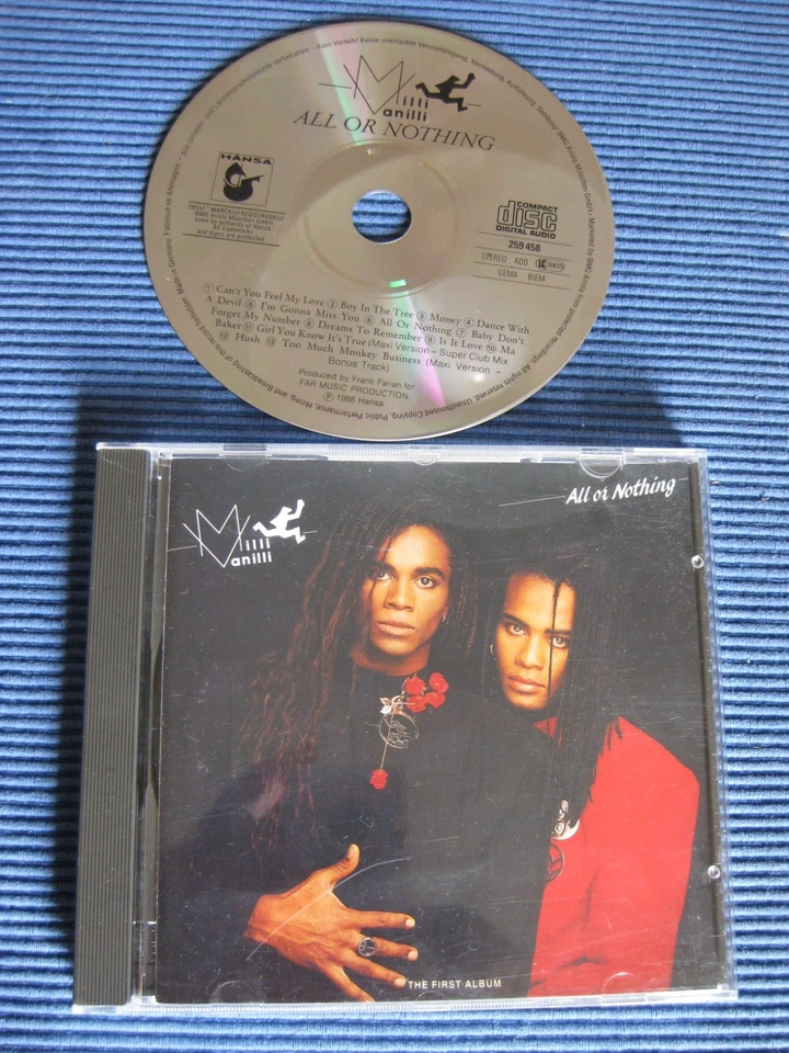 CD "Milli Vanilli - All Or Nothing" (Girl you know its true, Frank Farian) - Bild 1 von 1