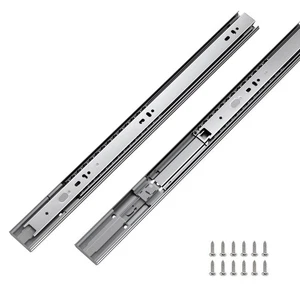 1 Pair 18 Inch Soft Close Drawer Slides, 18 inch Heavy Duty Drawer Slides Ful... - Picture 1 of 8
