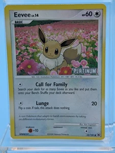 Eevee 062/100 Platinum Reverse Holo - Burger King Promo - HP - See Video - Picture 1 of 4