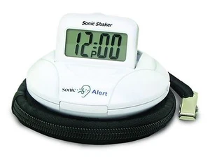 Sonic Shaker SBP100 Vibrating Travel Alarm Clock - Hard of Hearing, Deaf - Picture 1 of 5