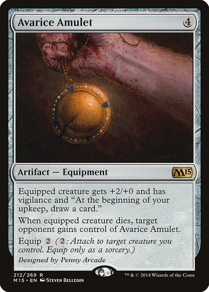 Avarice Amulet ~ Lightly Played Magic 2015 M15 MTG Magic UltimateMTG Artifact Ca - Image 1 of 1