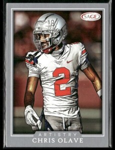 2022 Sage Artistry Chris Olave #39 RC New Orleans Saints