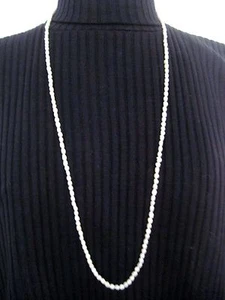 Collar vintage de perla de agua dulce de una hebra - Imagen 1 de 2