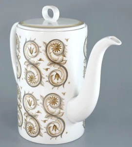 VINTAGE SUSIE COOPER COFFEE POT VENETIA C.2039 DESIGN c1960 21cm - Picture 1 of 6