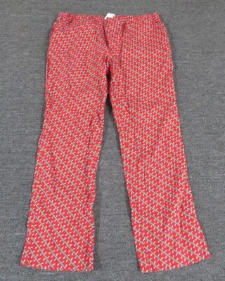 Pantalones de salón Vineyard Vine para hombre grandes rojos luces de Navidad con cordón Foto 1 de 4