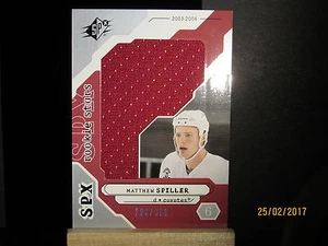 2003-04 SPx #203 Matthew Spiller JSY RC SN 206/999 - Picture 1 of 1