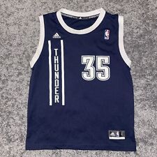 Youth Large Adidas NBA OKC THUNDER Kevin Durant Navy Blue Alternate Jersey