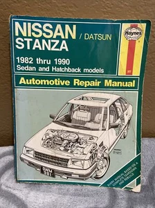Haynes Nissan Datsun Stanza 1982 thru 1990 - Picture 1 of 9