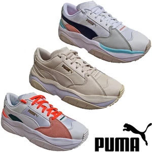 Puma Mujer Entrenadores Storm-y Malla de Gamuza Deportes Cuero Espuma Cojín Suela Zapatos - Imagen 1 de 28