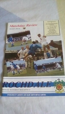 Rochdale v Huddersfield Town FA Cup 2nd Round 1991 - Image 1 of 4