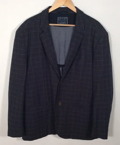 Jachs New York BLAZER Herren 46R Navy FENSTERSCHEIBE Fischgrät Sport Mantel STRETCH - Bild 1 von 11