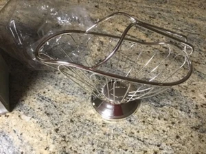 Vintage Elegant Silver Plated Wine Basket 7251 In Box Never Used - Picture 1 of 3