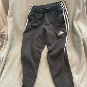 Adidas Size Small Grey/White Sweat Pants - Picture 1 of 4