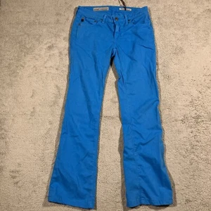 Vintage Adriano Goldschmied The Angel Electric Blue Pants Womens 28 Bootcut - Picture 1 of 14