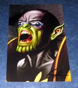 ANT MAN YELLOW JACKET signed skrull print 5.5x8.5" GREG HORN superior MARVEL 1 - Picture 1 of 1