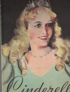 CINDERELLA -A Fairy Story (1935 Whitman) BEAUTIFUL Children's Book - Picture 1 of 1