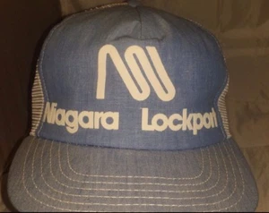 VTG 1980s/90s Niagra Lockport Trucker Hat Cap - Picture 1 of 7