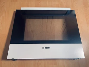 Bosch Hen 235 Backofentür Herdtür Backofen Tür Glas Backofen Herd weiß schwarz - Picture 1 of 16