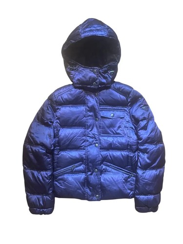 Giubbotto piumino Prada viola triangolo