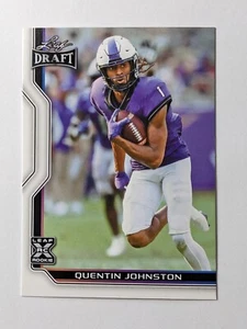Quentin Johnston RC 2023 Leaf Draft White #B1-10 Chargers NFL - Picture 1 of 2
