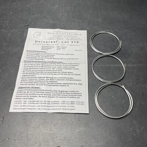 3x 0,5m x 3mm AL370 Rexin Löttechnik Aluminiumlot Weichlot 370 Alulot (S-15) - Bild 1 von 3