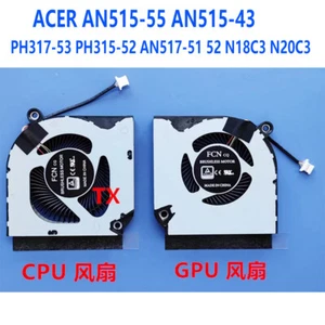 For ACER AN515-55 AN515-43 PH317-53 PH315-52 AN517-51 52 N18C3 N20C3 Laptop Fan - Picture 1 of 4