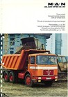 M.A.N. MAN 38.320 DFAK 6x6 Tipper Dumper for UK Market Brochure Prospekt
