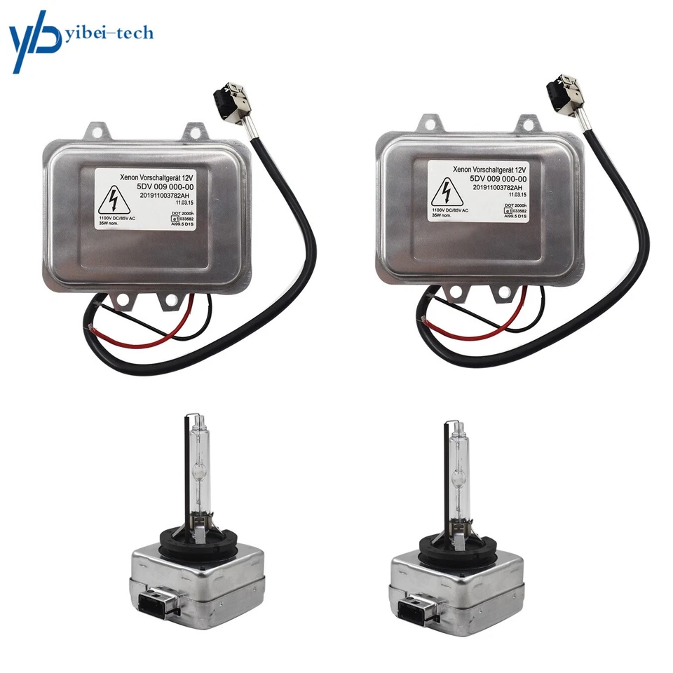 2× Headlight Xenon HID Ballast&Igniter&D1S Bulb For 2007-2013 Cadillac Escalade - Image 1 of 4