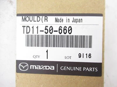 Genuine OEM Mazda TD11-50-660 Passenger Rear Belt Molding Sweep 2007-2015 CX-9 - Image 1 of 3