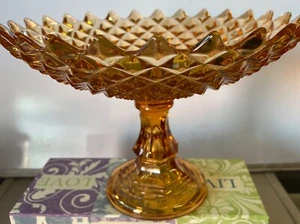 1970s Westmoreland Elegant Glass Golden Sunset Vintage  - Picture 1 of 5