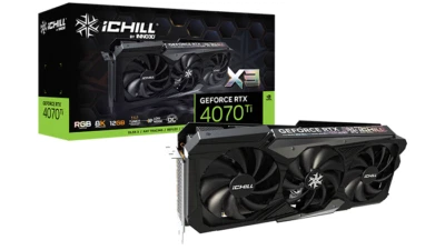 Inno3D GeForce RTX 4070 Ti ICHILL X3 12GB GDDR6X Graphics Card - Image 1 of 4