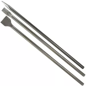 SDS-Max 600 mm Meißelset 3 tlg. Flach / Spitz / Breit Meißel Länge 60 cm Set - Bild 1 von 5