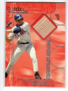2002 Fleer Maximum Power Bat #16 Alex Rodriguez * - Picture 1 of 1
