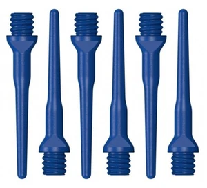 100 puntos de dardo de punta suave de plástico Tufflex 2BA de 25 mm - azul - Imagen 1 de 1