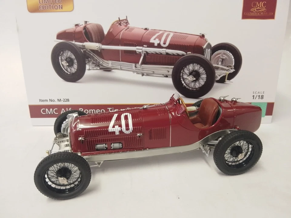 CMC Alfa Romeo Tipo B P3 #40 Luigi Fagioli winner Comminges GP 1933 1/18 M-228 - Immagine 1 di 4