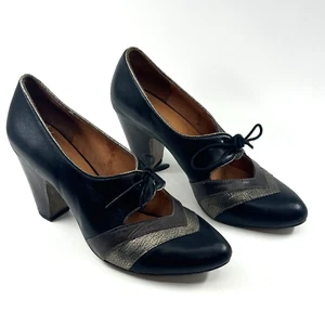 ALDO Miriello-90 Oxford Lace-Up Heel Shoe, EU 40, Black/Brown/Bronze - Picture 1 of 10