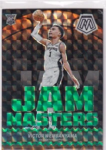 2023-24 Panini Mosaic NBA 3 Victor Wembanyama Rookie Jam Masters Green Mosaic - Bild 1 von 2