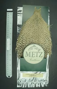 Metz #3 Barred Variant Rooster Neck Dry Fly Rooster Neck Fly Tying Cape Lot 184 - Picture 1 of 10